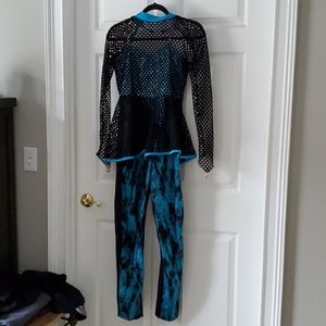 One piece dance costume